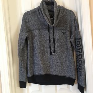 Victoria's Secret PINK Grey Cowlneck Sweatshirt